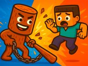 Lojë Hero Ragdoll duke luftuar në internet