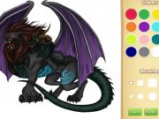 Lojë Libri për t'u ngjyrosur Dragon Chimera në internet