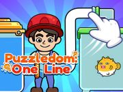 Lojë Puzzledom një rresht në internet