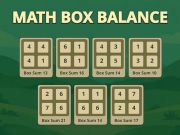 Lojë Bilanci i kutisë së matematikës në internet