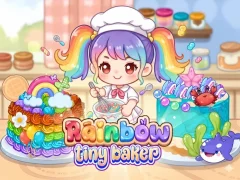 Lojë Rainbow Tiny Baker në internet