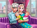 Lojë Dita Familjare e Binjakëve Mbretëreshës së Akullit në internet Lojë Dita Familjare e Binjakëve Mbretëreshës së Akullit në internet