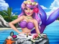 Lojë Stili i grimit të princeshës mermaid në internet Lojë Stili i grimit të princeshës mermaid në internet