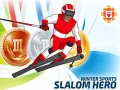 Lojë Sportet Dimërore: Hero i Slalomit në internet Lojë Sportet Dimërore: Hero i Slalomit në internet