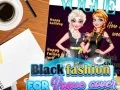 Lojë Modë e zezë për kopertinën e Vogue në internet