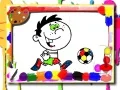 Lojë Koha për Ngjyrosjen e Futbollit në internet