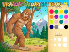 Lojë Libri i Ngjyrosjes Bigfoot në internet