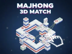 Lojë Ndeshje 3D Mahjong në internet Lojë Ndeshje 3D Mahjong në internet