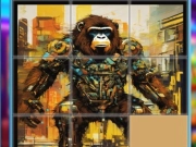 Lojë Enigma rrëshqitëse gorilla në internet