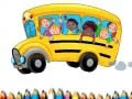 Lojë Libri i të Ngjyrosur të Autobuzit të Shkollës në internet