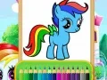 Lojë Ngjyrosja e Pony-it të Mrekullueshëm në internet