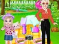 Lojë Dita e Piknikut të Familjes Princese në internet