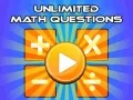 Lojë Pyetje të pafundme matematikore në internet