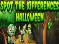 Lojë Gjej ndryshimet: Halloween në internet