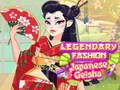 Lojë Moda legjendare e geishes japoneze në internet