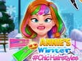 Lojë Annie's Winter Chic Hairstyles në internet Lojë Annie's Winter Chic Hairstyles në internet