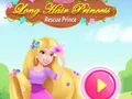 Lojë Princesha me flokë të gjatë shpëton princin në internet