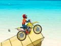 Lojë Kërcimi Motocross në Plazh në internet Lojë Kërcimi Motocross në Plazh në internet