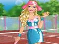 Lojë Fustani i Tenisit Barbie në internet