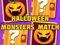 Lojë Halloween Monsters Match në internet