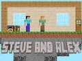 Lojë Steve dhe Alex në internet Lojë Steve dhe Alex në internet