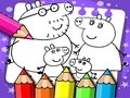 Lojë Libri i ngjyrave Peppa Pig në internet