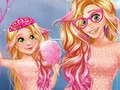 Lojë Princese Nënë Bija Pamje Familjare E Bukur në internet