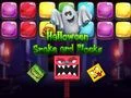 Lojë Gjarpëri dhe Blloqe Halloween në internet