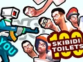 Lojë Ti përballë 100 Tualeteve Skibidi në internet Lojë Ti përballë 100 Tualeteve Skibidi në internet