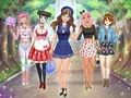 Lojë Veshje Anime në Shkollë të Lartë në internet