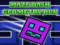 Lojë Geometry Dash Hartat e Labirintit në internet