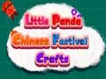 Lojë Panda i Vogël Craft d Festivalit Kinez në internet