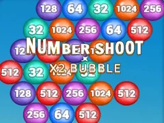 Lojë Qitja e Numrave x 2 flluska në internet