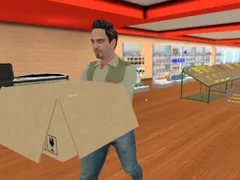 Lojë Simulues i Menaxherit te Supermarkete në internet