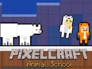 Lojë Shkolla e Kafshëve PixelCraft në internet