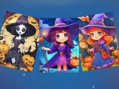 Lojë Puzzle e Frikshme e Halloween në internet