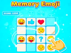 Lojë Emoji memorie në internet