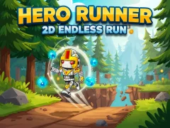 Lojë Hero Runner 2D Run pafund në internet