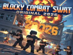 Lojë Blocky Combat Swat origjinal 2026 në internet