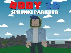 Lojë Obby 3D Sprunki Parkour në internet