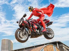 Lojë Super Hero Super Hero i Real Mobike 3D në internet