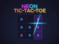 Lojë Neon Tic-Tac-Toe në internet
