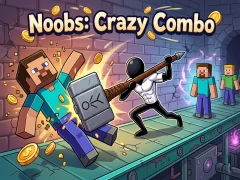 Lojë Noobs: Crazy Combo në internet