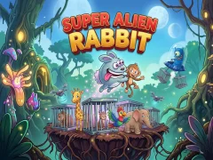 Lojë Super Alien Rabbit në internet