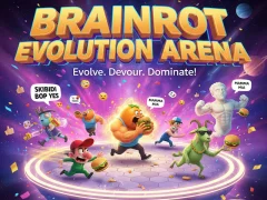 Lojë Brainrot Evolution Arena në internet