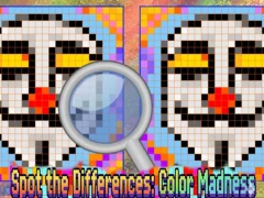 Lojë Spot the Differences Color Madness në internet