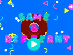 Lojë Donut i njëjtë dhe i ndryshëm në internet