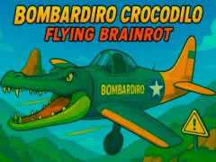 Lojë Bombardiro Crocodilo Flying Brainrot në internet