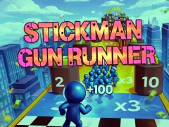 Lojë Stickman Gun Runner në internet