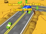 Lojë Brainrot Tung Tung Sahur Drift në internet